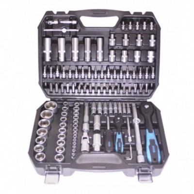 Įrankių komplektas 1/2' ir 1/4', 110vnt, BEKER
