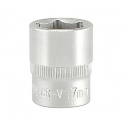 Galvutė 3/8, 17mm, 6-Kampė, Cr-V