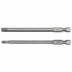 Antgaliai atsuktuvui ilgi TORX SECURITY T20*100 T30*100