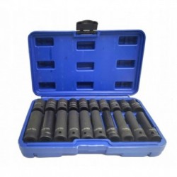 Smūginės galvutės ilgos/trumpos 1/2″, 20 vnt. 10-19mm