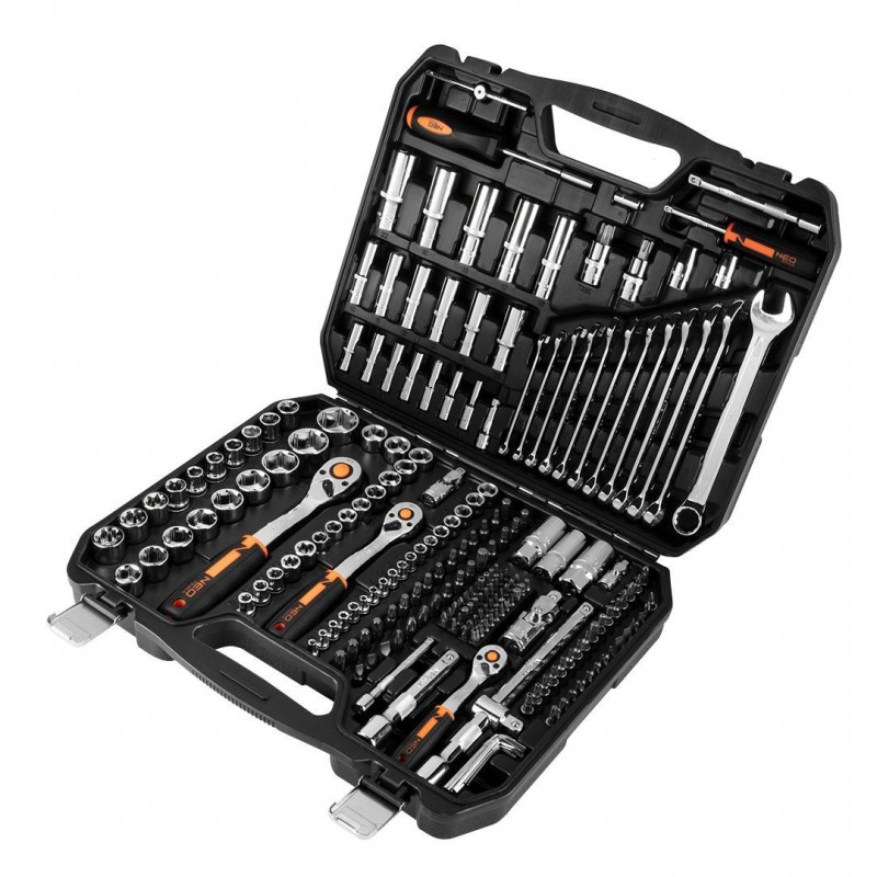 5907558465907 - Werkzeugsatz 1 2′ 3 8′ 1 4″ 219-teilig Cr-V