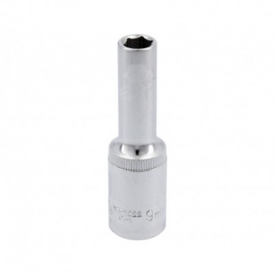 Galvutė 1/2", šešiakampė 9mm, ilga