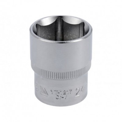 Galvutė 1/2", šešiakampė 24mm, trumpa