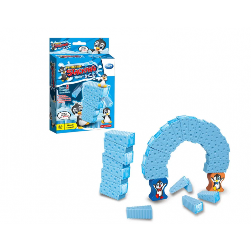 5209072020229 - Brettspiel mit Pinguinen „Eiswürfelstapeln“