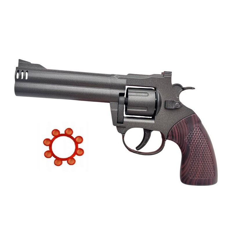 6991201874559 - Colt-Metallrevolver mit Schallkolbenzündung – grau