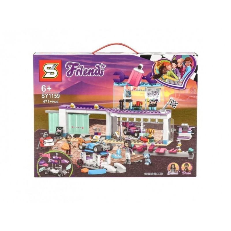 6691155611599 - LEGO Friends Baukasten – Autowerkstatt (471 Teile)