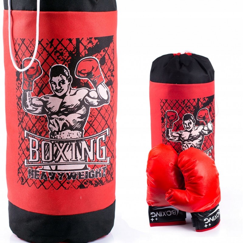 6991203325301 - Hängender Boxsack für Kinder mit Boxhandschuhen