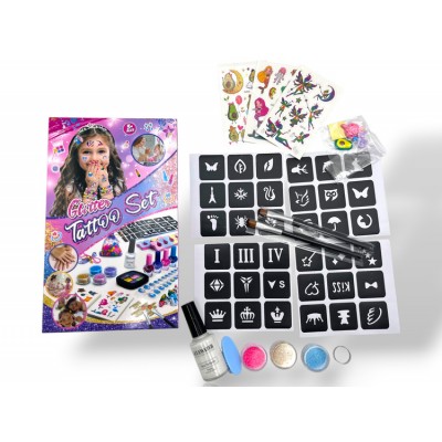 Set mit temporären Tattoos...