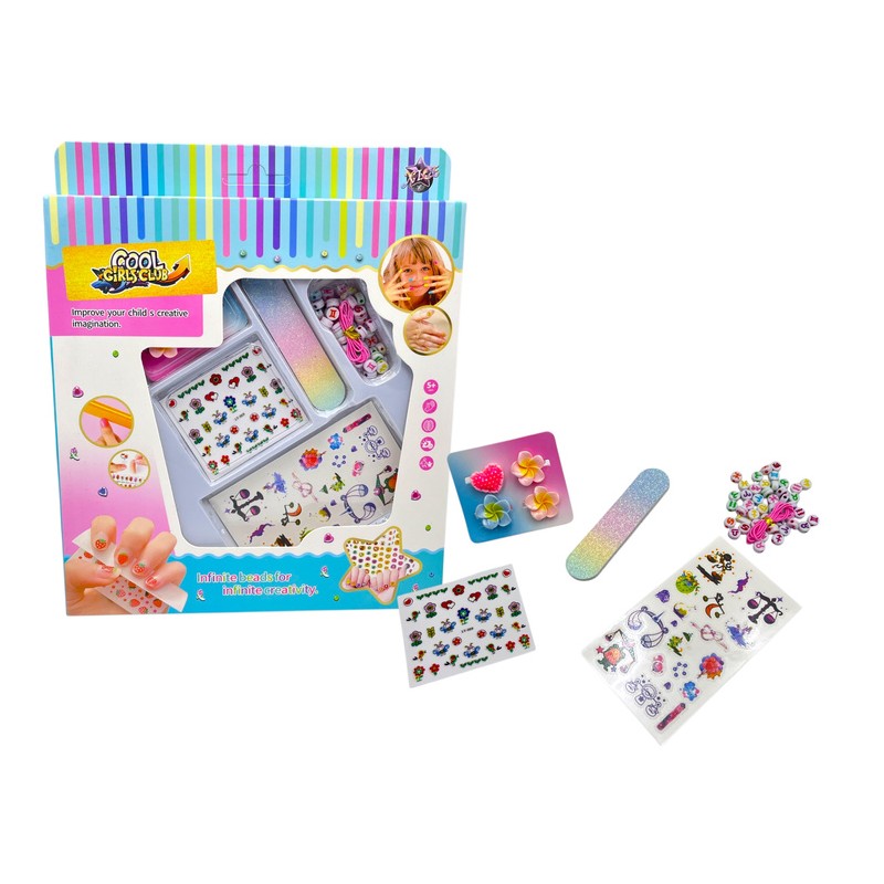 6991209499723 - 3-in-1-Set Klebenägel temporäre Tattoos und Armband