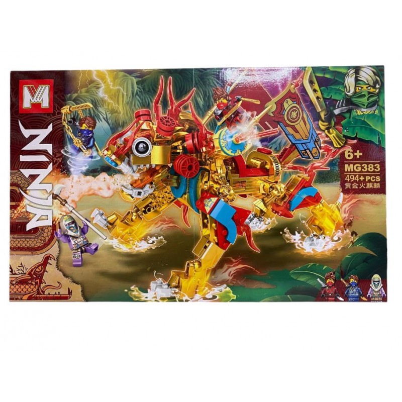 7548698971583 - Ninjago Constructor – Angriff des chinesischen Drachen! Über 494 Teile