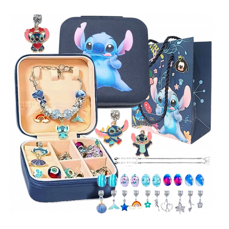 6920255000003 - Pandora Armband-Spielset für Mädchen – Stitch mit Tasche