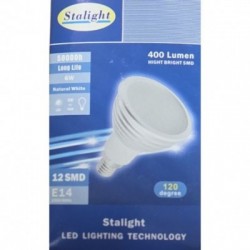 LED lemputė 6W, E14, 12SMD LED, 4000-4500K