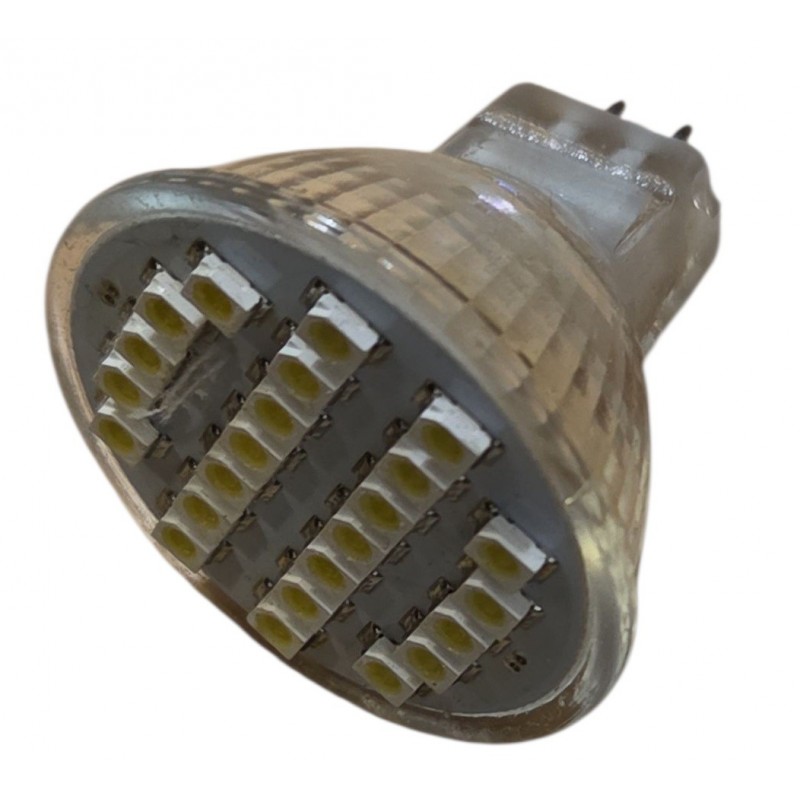 LED lemputė 1.5W, MR11, 12SMD LED, 4000-4500K, 110lm, 12V