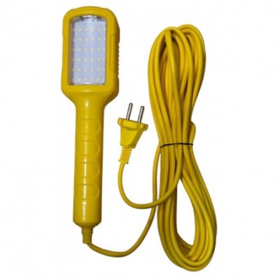 Darbo lempa 36 SMD LED, 230V, 3W su kabliukų