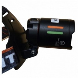 Prožektorius ant galvos CREE PM10-TG, 360 liumenų šviesos diodas, pakraunamas, 3-akumuliatoriai