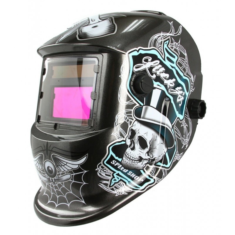 Automatiškai tamsėjantis šalmas MIG, TIG, MAG ir MMA (M87011)