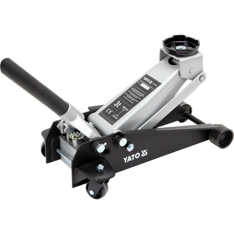 3T Domkratas su ratukais, 130-465mm