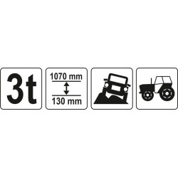 3T Rėmo tipo domkratas 48″, 130-1070mm