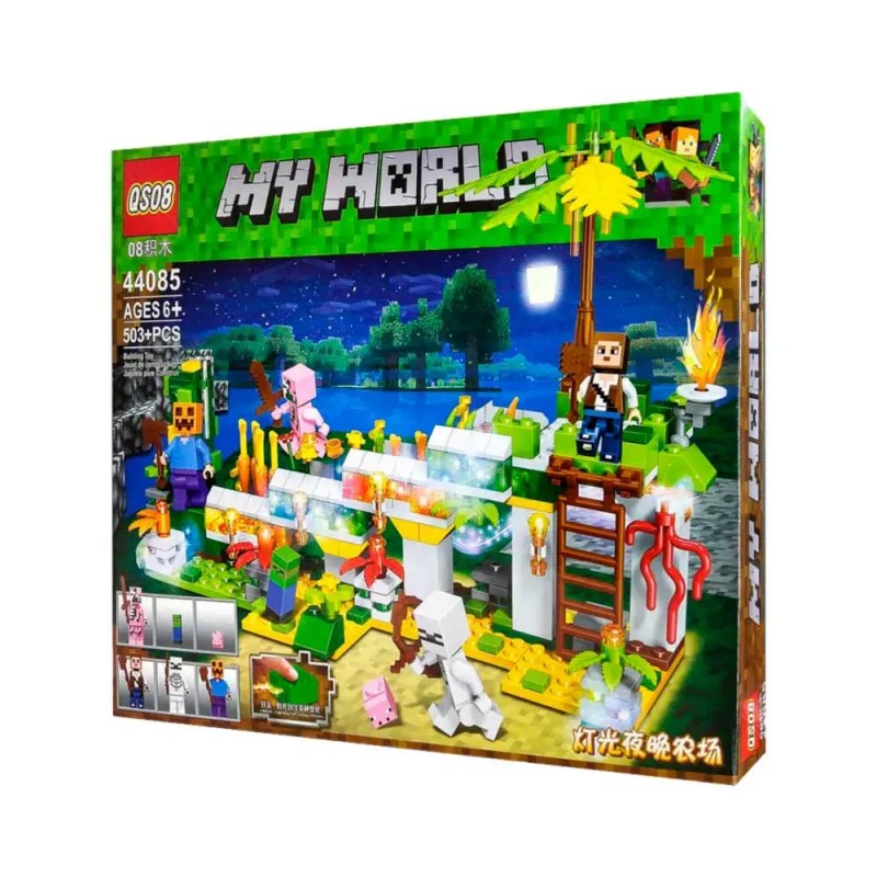 7548698971217 - Fantastischer Lego-Baukasten im Minecraft-Stil – 503 Teile