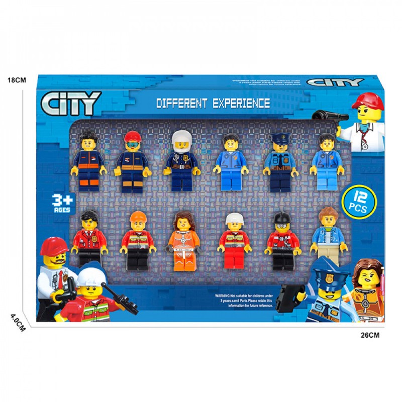 2024032760068 - LEGO City Minifiguren-Set – 12-tlg