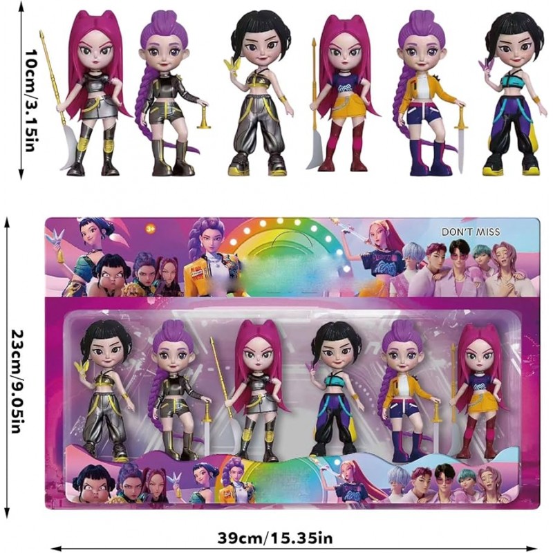 6971114011135 - K-Pop Demon Hunters Figurenset 6-teilig
