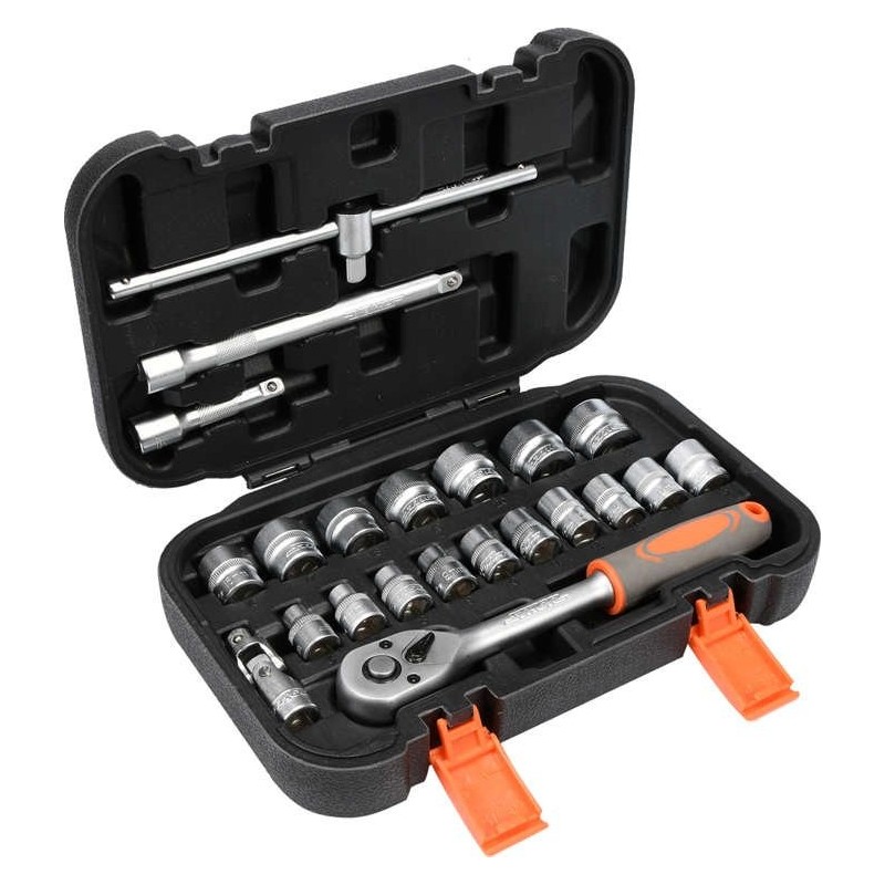 5906083586613 - Ratschen-Steckschlüsselsatz 3 8 22-teilig XL