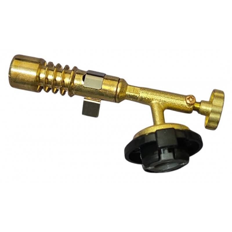 Mažas kompaktiškas dujinis degiklis, 1300° C su snapeliu 7cm, su reguliojama liepsna