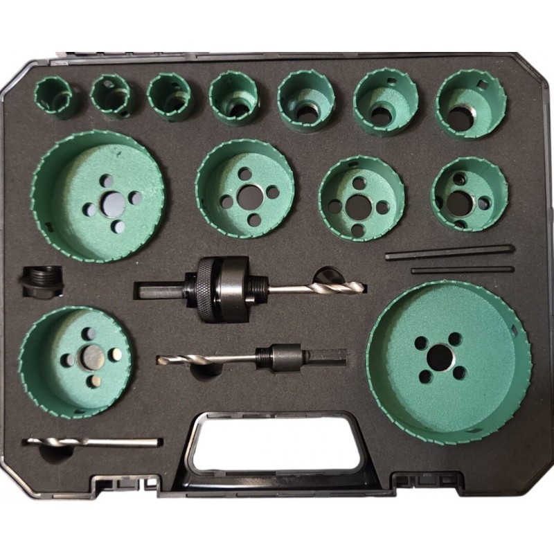 5907580120645 - Bimetall-Kronensatz 16-teilig HSS