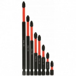 Smūginių magnetinių antgalių PH2 rinkinys 8 vnt., 25-150mm