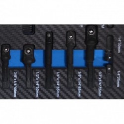 Specializuotų smūginių adapterių redukcijų rinkinys 17 dalių.