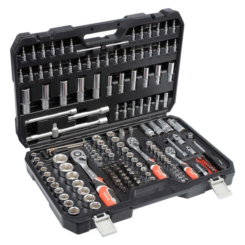 5906083389313 - Steckschlüssel- und Schraubenschlüsselsatz 173-teilig 1 2 3 8 1 4 XXL