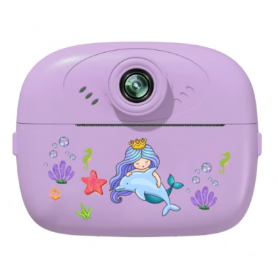 Sofortbildkamera, lila