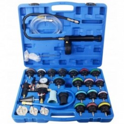 Aušinimo sistemų nuotėkių tikrinimui ir užpildymui rinkinys 28vnt.