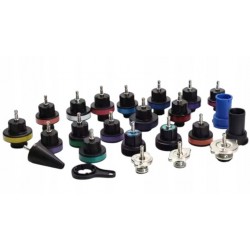 Aušinimo sistemų nuotėkių tikrinimui ir užpildymui rinkinys 28vnt.