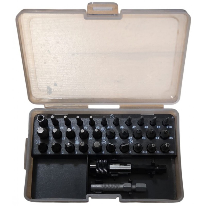 Užlūžusių varžtų išsukėjai 34 vnt