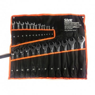 Kombinuotų raktų rinkinys 25d. 6-32mm