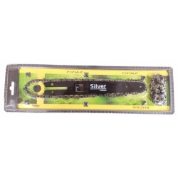 Grandininio pjūklo pjovimo juosta su dviem grandinėmis 8" 20cm 0,043 1,0mm 47 narelių