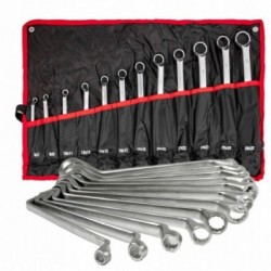 Kilpinių raktų rinkinys 6×7-30×32 mm, 12 vnt.