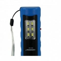 Rankinis įkraunamas žibintuvėlis 5 šviesos diodai + 6 SMD LED