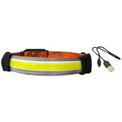 Galingas 3W COB juostelė prožektorius ant galvos