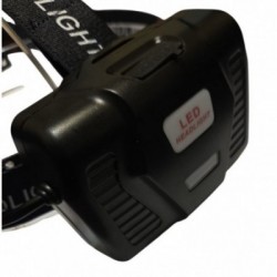 Galingas ir patogus galvos prožektorius su P90 šviesos diodu, 3 pakraunami 18650 tipo akumuliatoriai