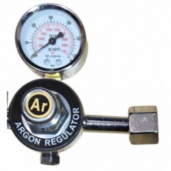 Argono CO2 baliono reduktorius su dviem rotametrais 200 bar