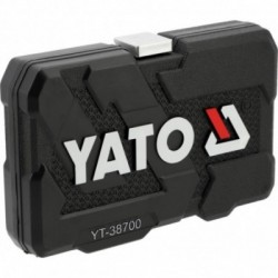1/4" ir 3/8" dydžio įrankių rinkinys 34 vnt.