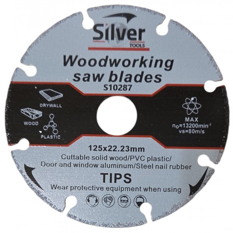 Medienos pjovimo diskas 125 mm