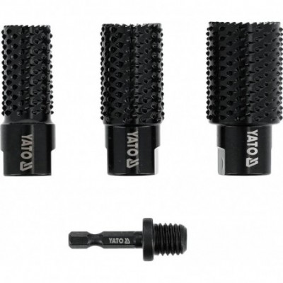 Cilindrinių medienos šlifavimo disku rinkinys 4 vnt.