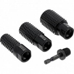 Cilindrinių medienos šlifavimo disku rinkinys 4 vnt.