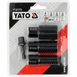 Cilindrinių medienos šlifavimo disku rinkinys 4 vnt.