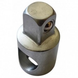 Galvutė slankiojančiam suktukui 1/2″, adapteris 3/8″F x 1/2″M, Cr-V