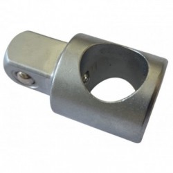 Galvutė slankiojančiam suktukui 1/2″, adapteris 3/8″F x 1/2″M, Cr-V