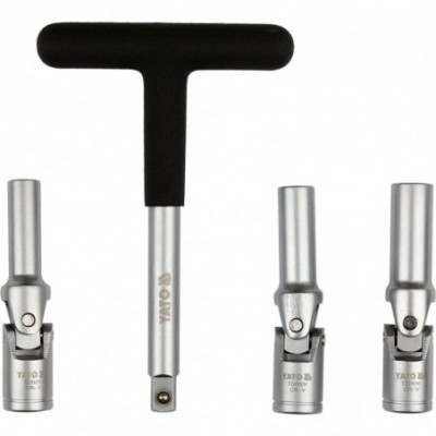 Kaitinimo žvakėms aptarnauti raktų rinkinys 4 vnt.